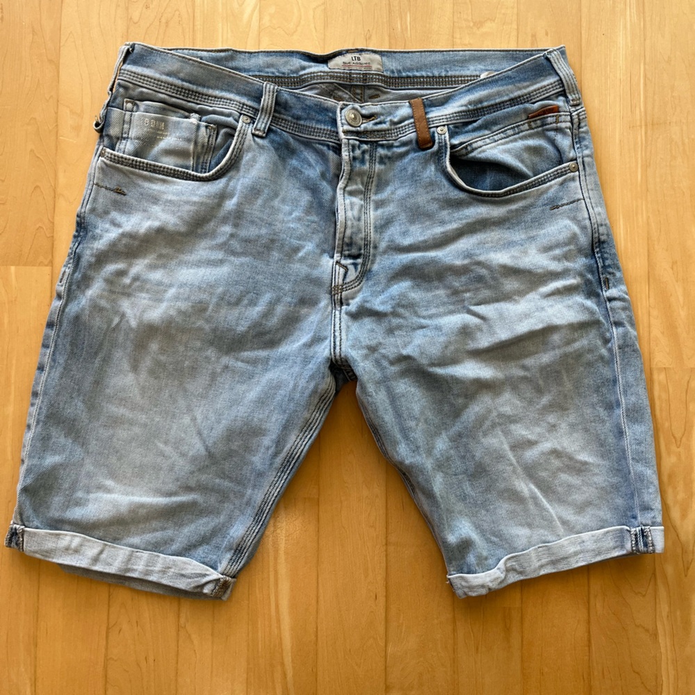 Men's EUR XL Light Blue Jean Shorts